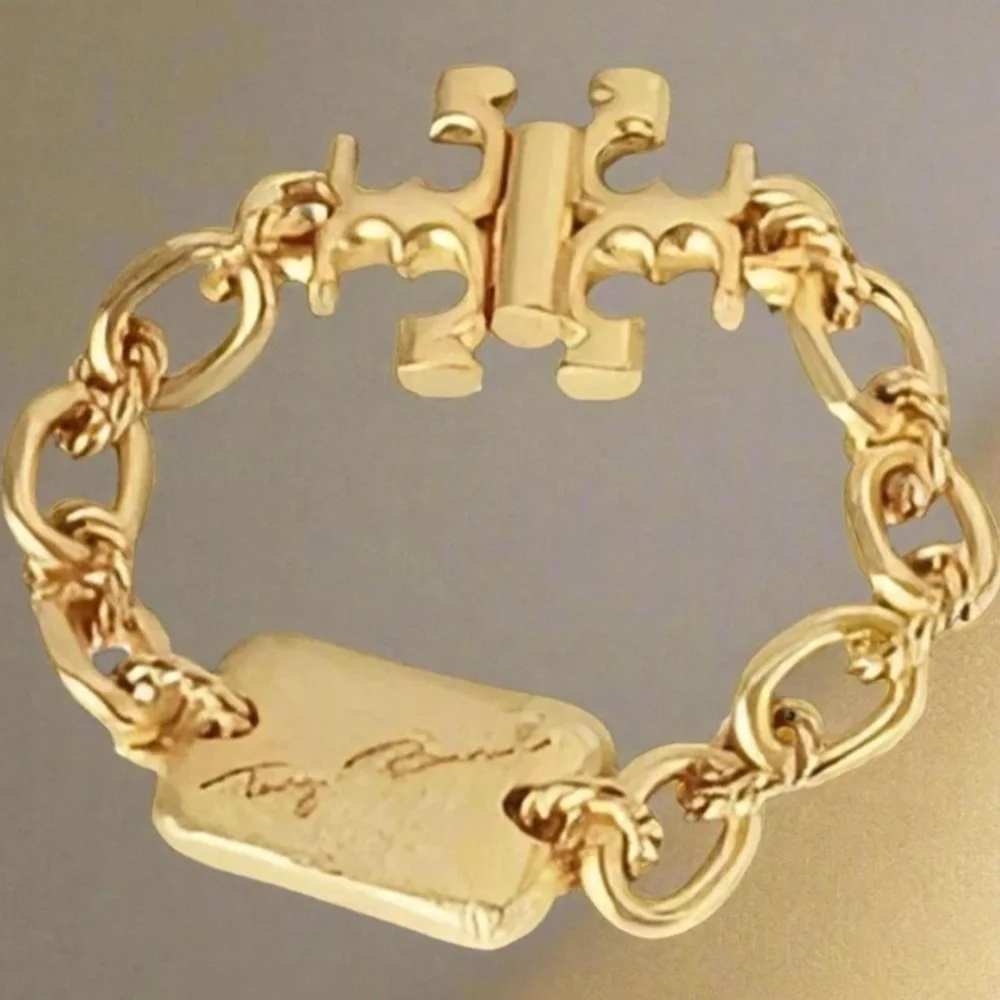 Tory Burch Gold Chain Bracelet